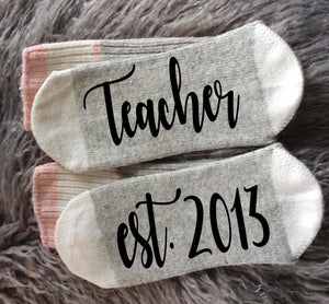 Teacher est. Socks
