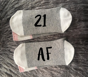 It's My 21st Socks