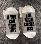 Kicking Cancer's Ass Socks