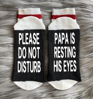 Papaw is Resting Socks