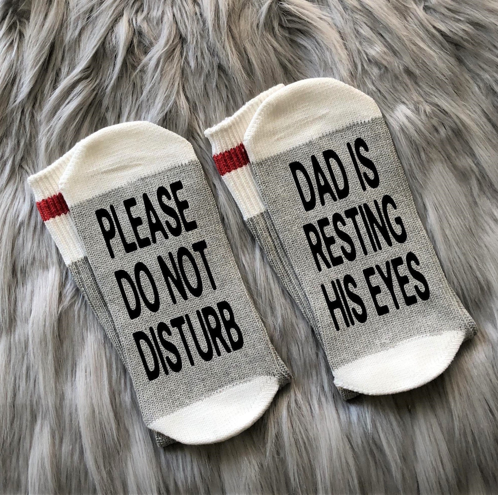 Papa is Resting Socks