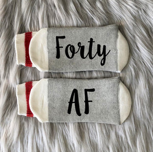 Straight Outta My Thirties Socks