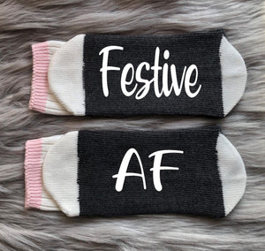Festive AF Socks